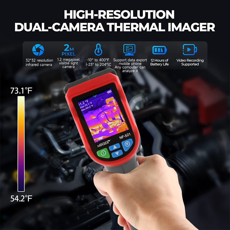 Industriële draagbare warmtebe - Nf 521 Thermal Imaging Camera recensie en prijs