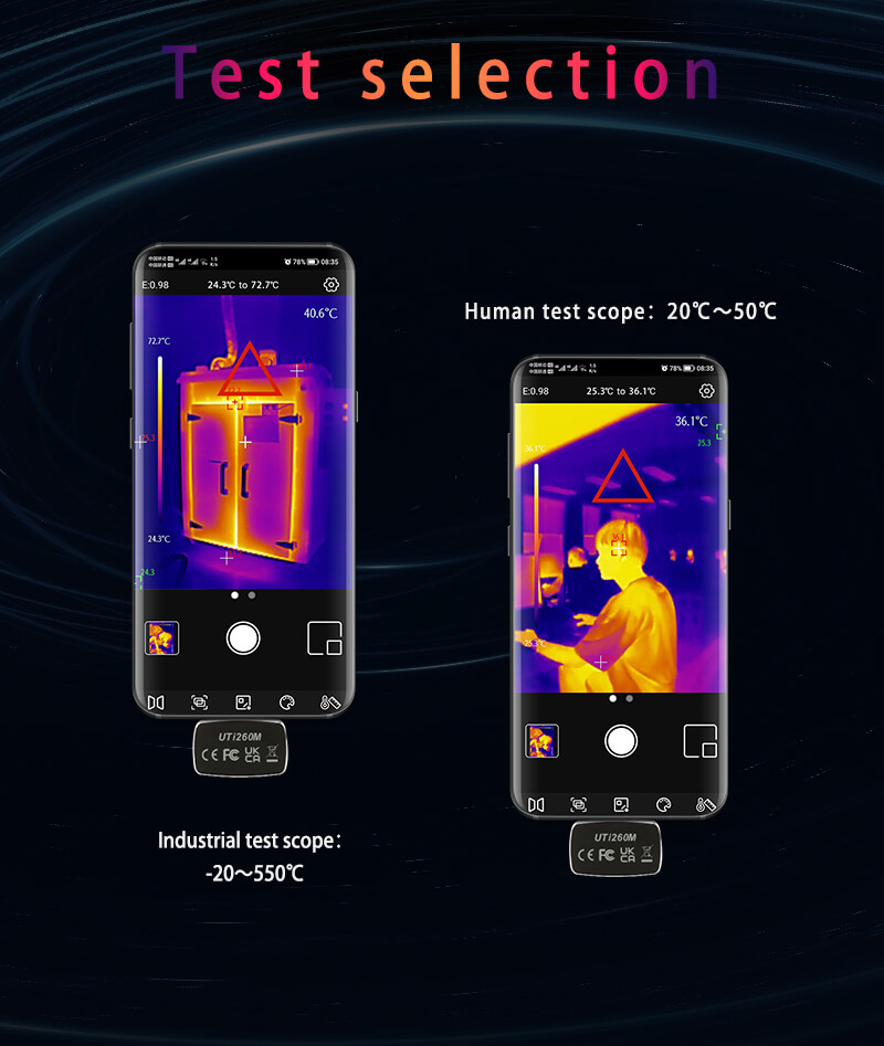 UNI-T UTi260M Mobiele Thermisc - Thermal Imaging Camera 256X192 recensie en prijs