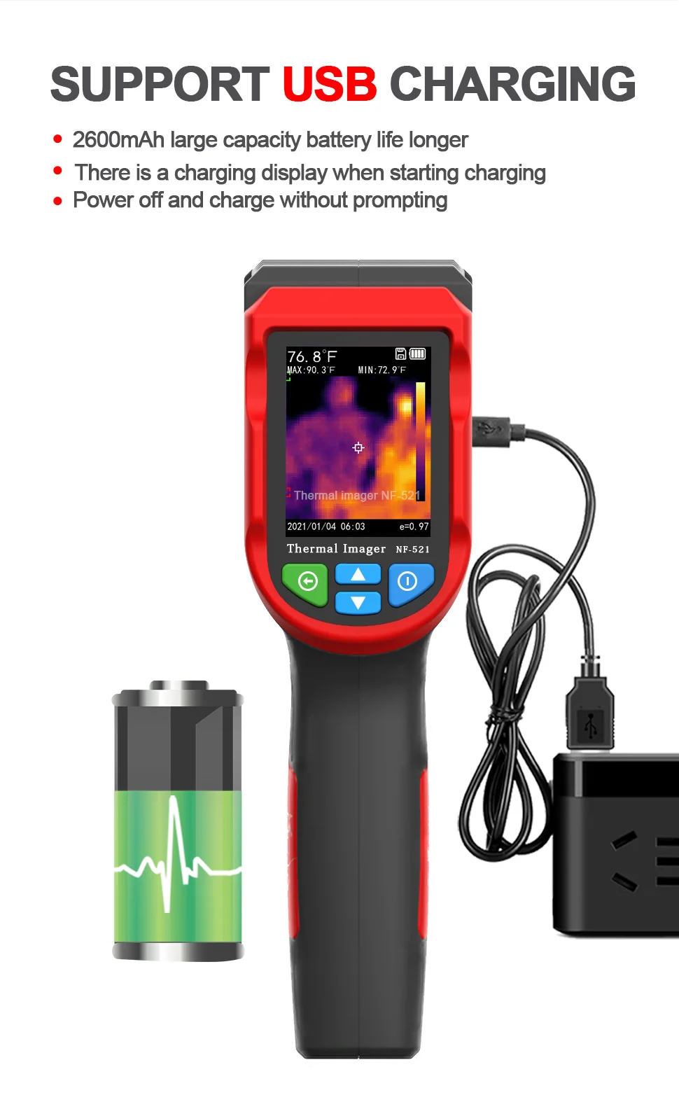 NF-521 Automatische temperatuu - Nf 521 Thermal Imaging Camera recensie en prijs