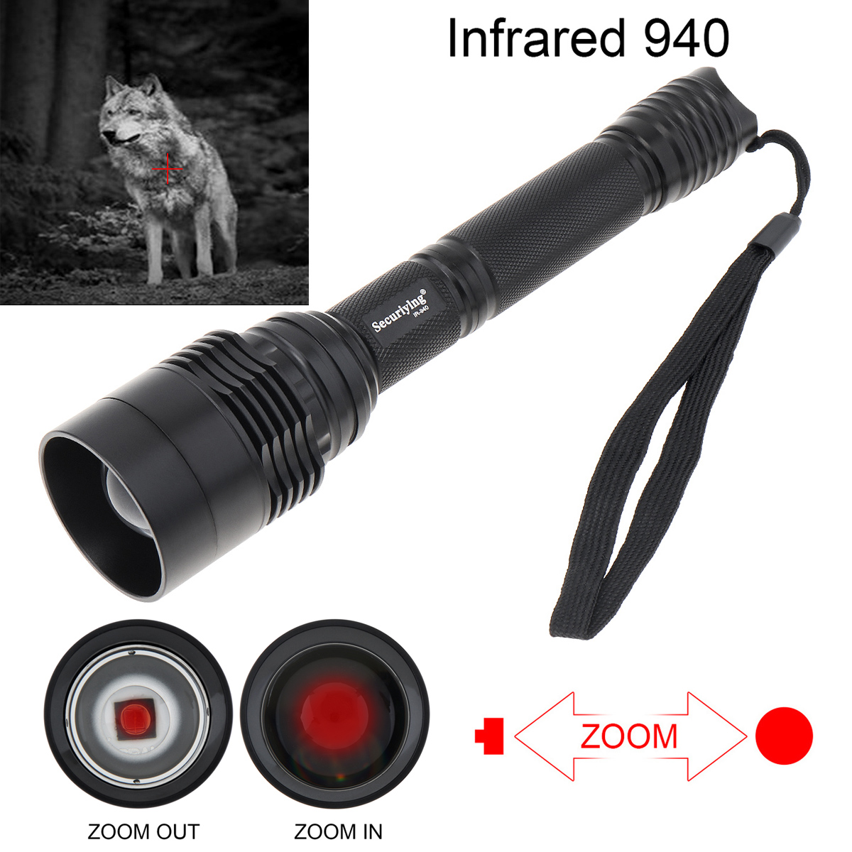 10W IR 940nm T50 Infraroodzakl - Hunting Thermal Imaging Scope recensie en prijs